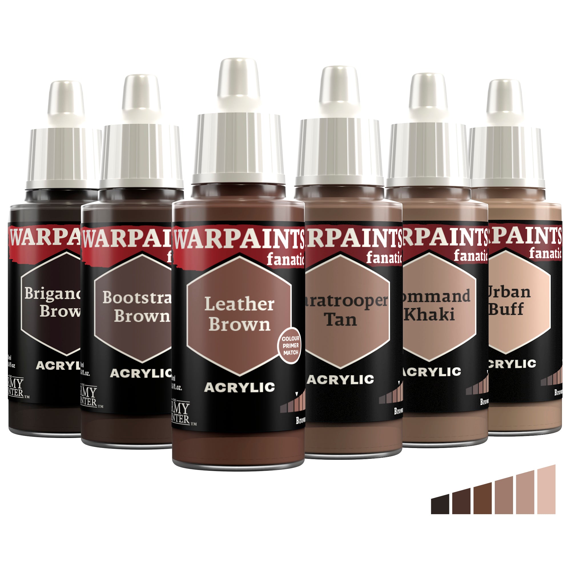 the-army-painter-warpaints-fanatic-flexible-triad-browns-peinture-6x18ml image 1