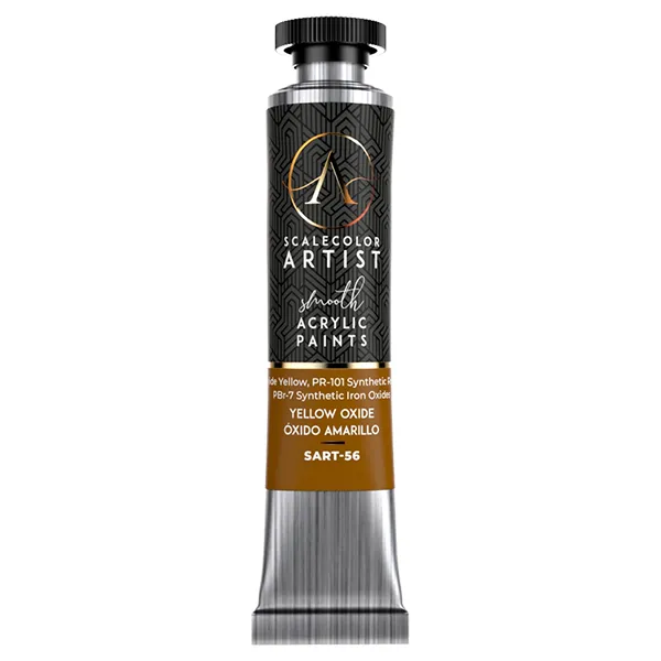 scale75-scalecolor-artist-oxide-yellow-peinture-acrylique-jaune-20ml image 1