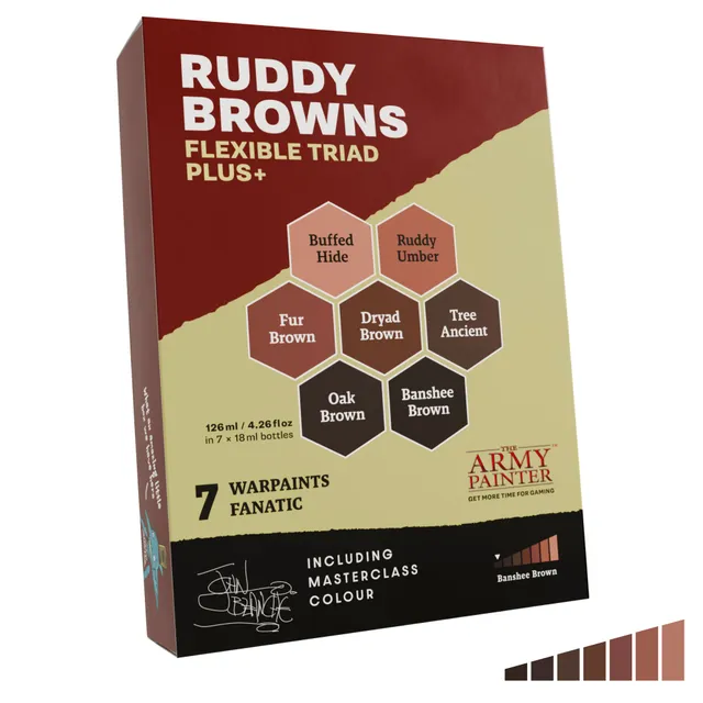 the-army-painter-flexible-triad-plus-ruddy-browns-7-peintures image 1