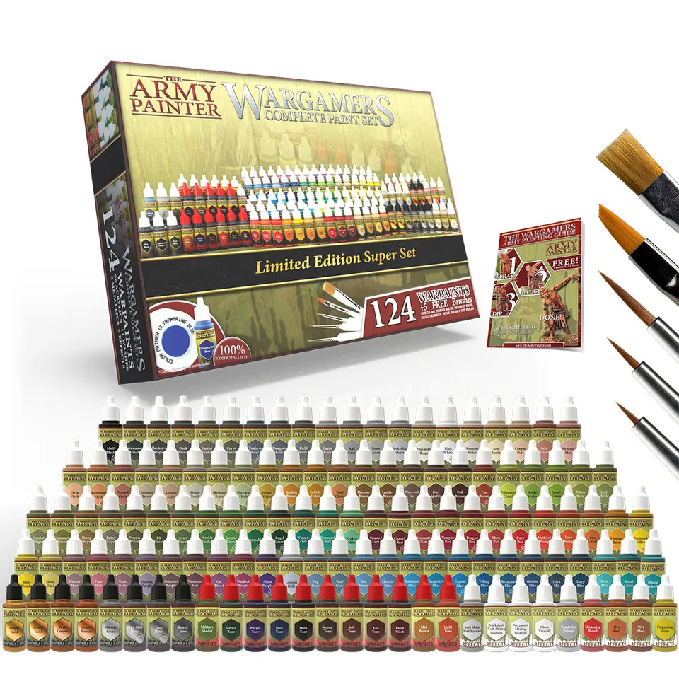 the-army-painter-warpaints-complete-paint-set-coffret-124-couleurs image 1