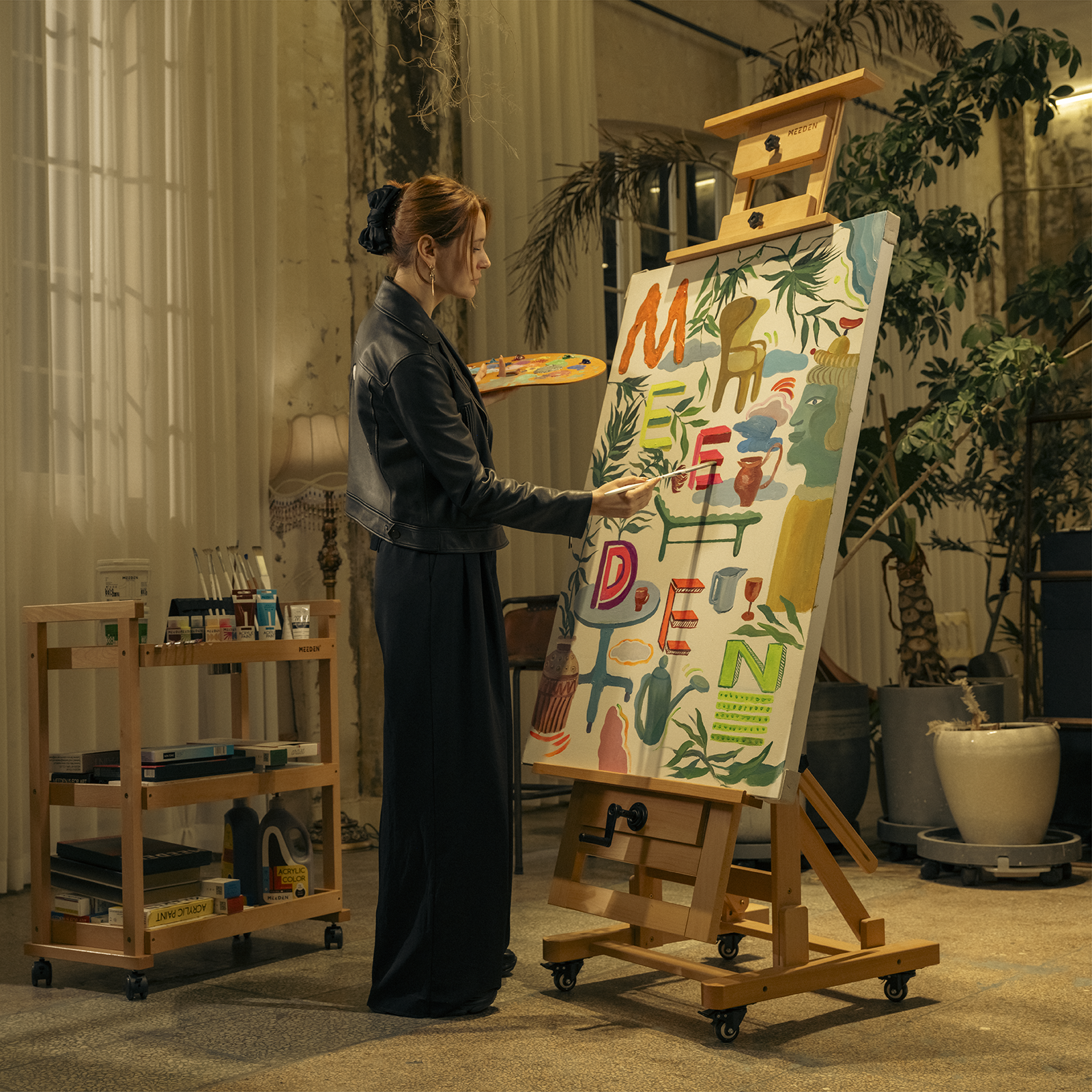 meeden-floor-easels-chevalet-manivelle-dhj-12-h-tre image 7