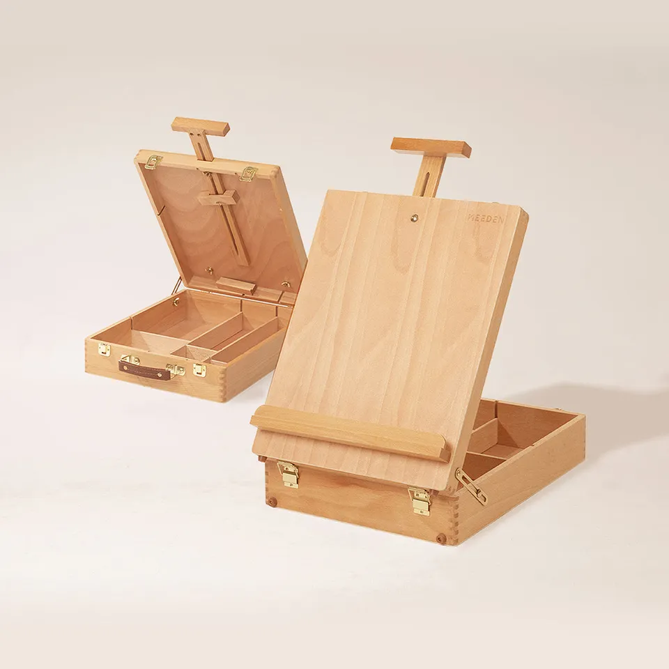 meeden-tabletop-easels-hbx-9a-chevalet-table-bois-coffret image 1