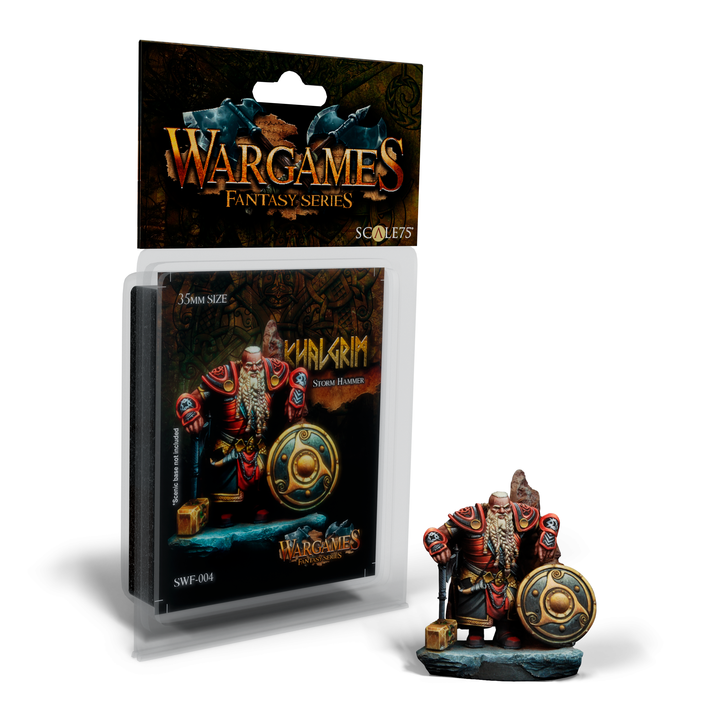 scale75-wargames-kalgrim-storm-hammer-figurine-35mm image 1