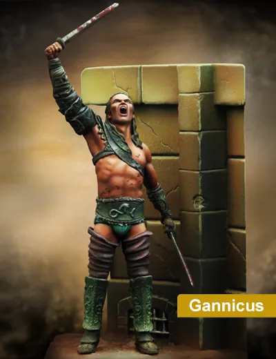 scale75-rome-gannicus-figurine-r-sine-peindre-gladiateur image 1