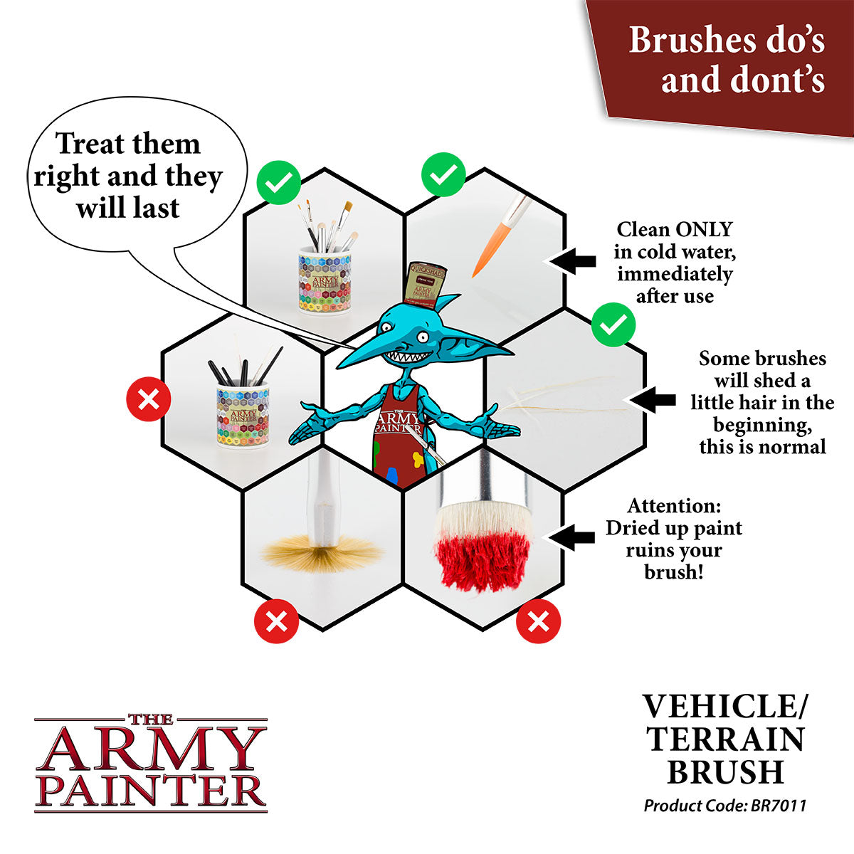 the-army-painter-wargamer-vehicle-scenery-pinceau-plat-brossage image 5