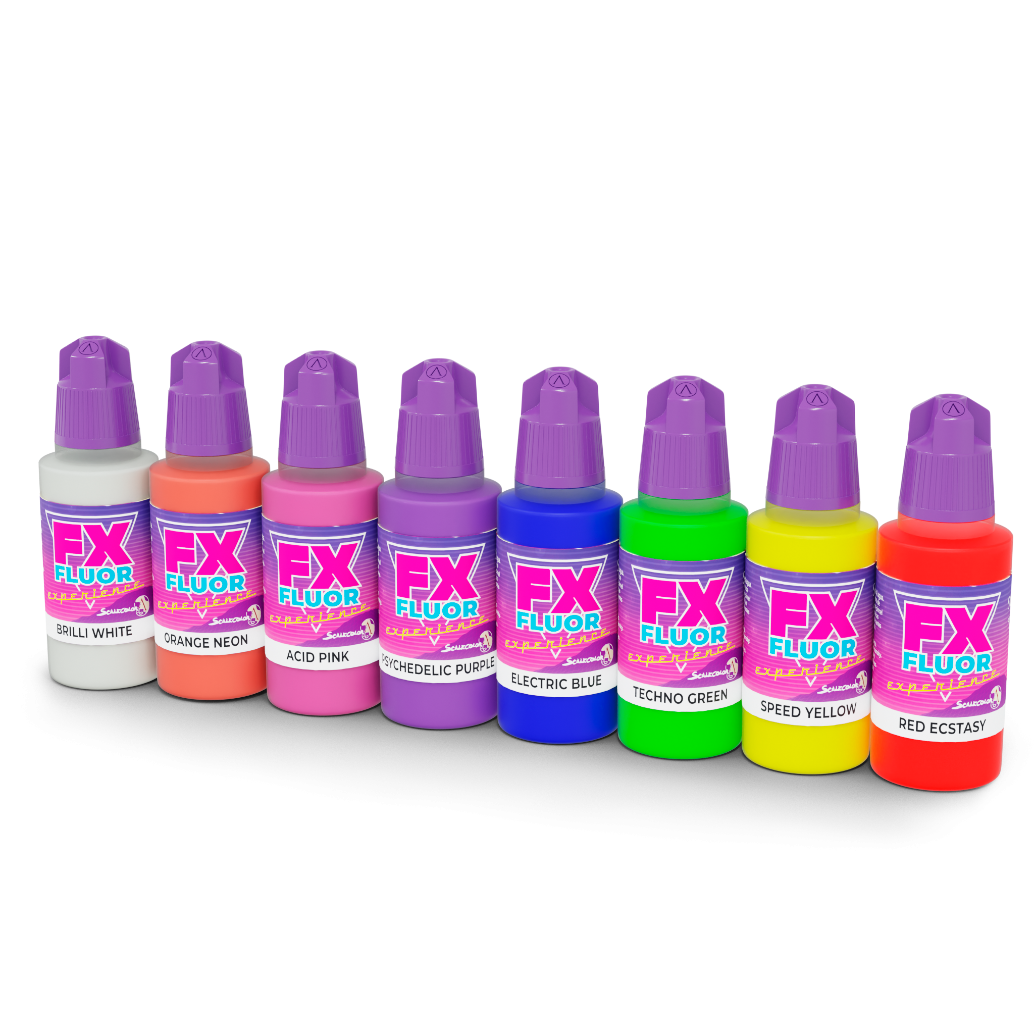 scale75-fx-fluor-experience-set-peinture-fluorescente-acrylique image 2
