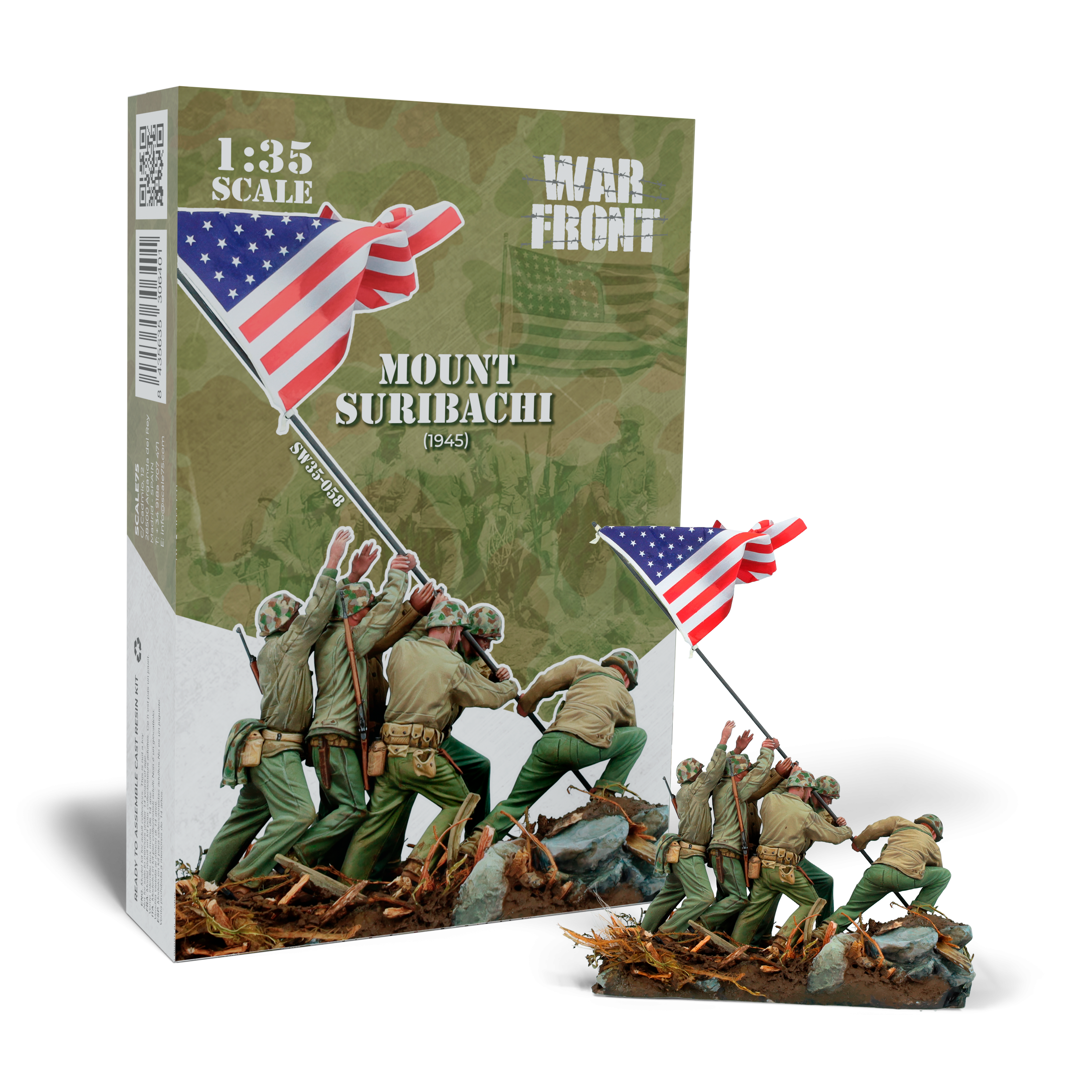 scale75-models-mount-suribachi-1945-figurine-1-35 image 1