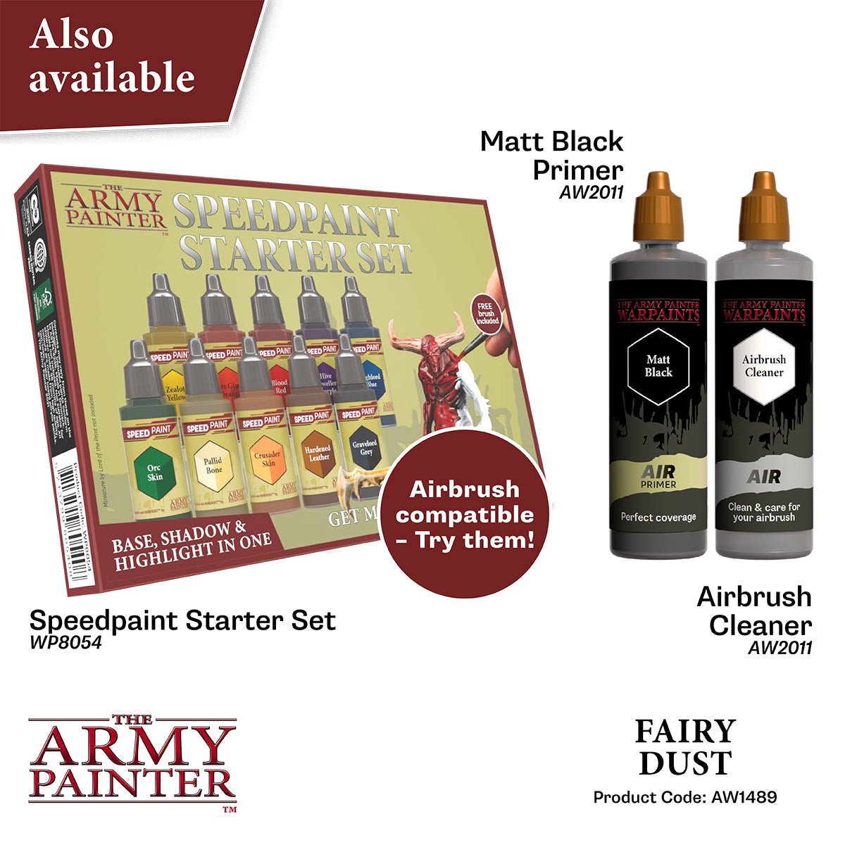 the-army-painter-warpaints-air-metallics-fairy-dust-peinture-a-rographe-18-ml image 6