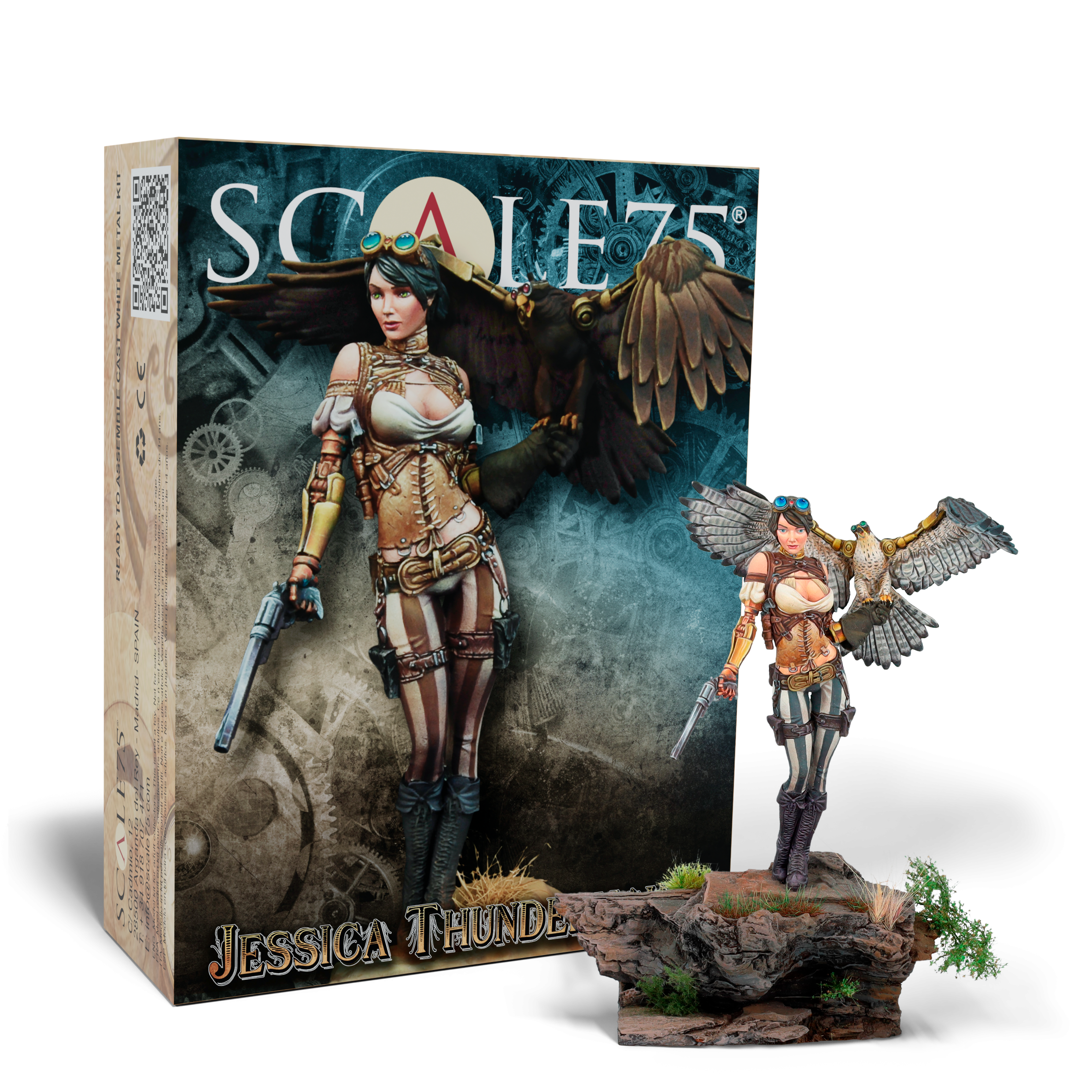 scale75-steam-wars-jessica-thunderhawk-figurine-75mm-non-peinte image 1