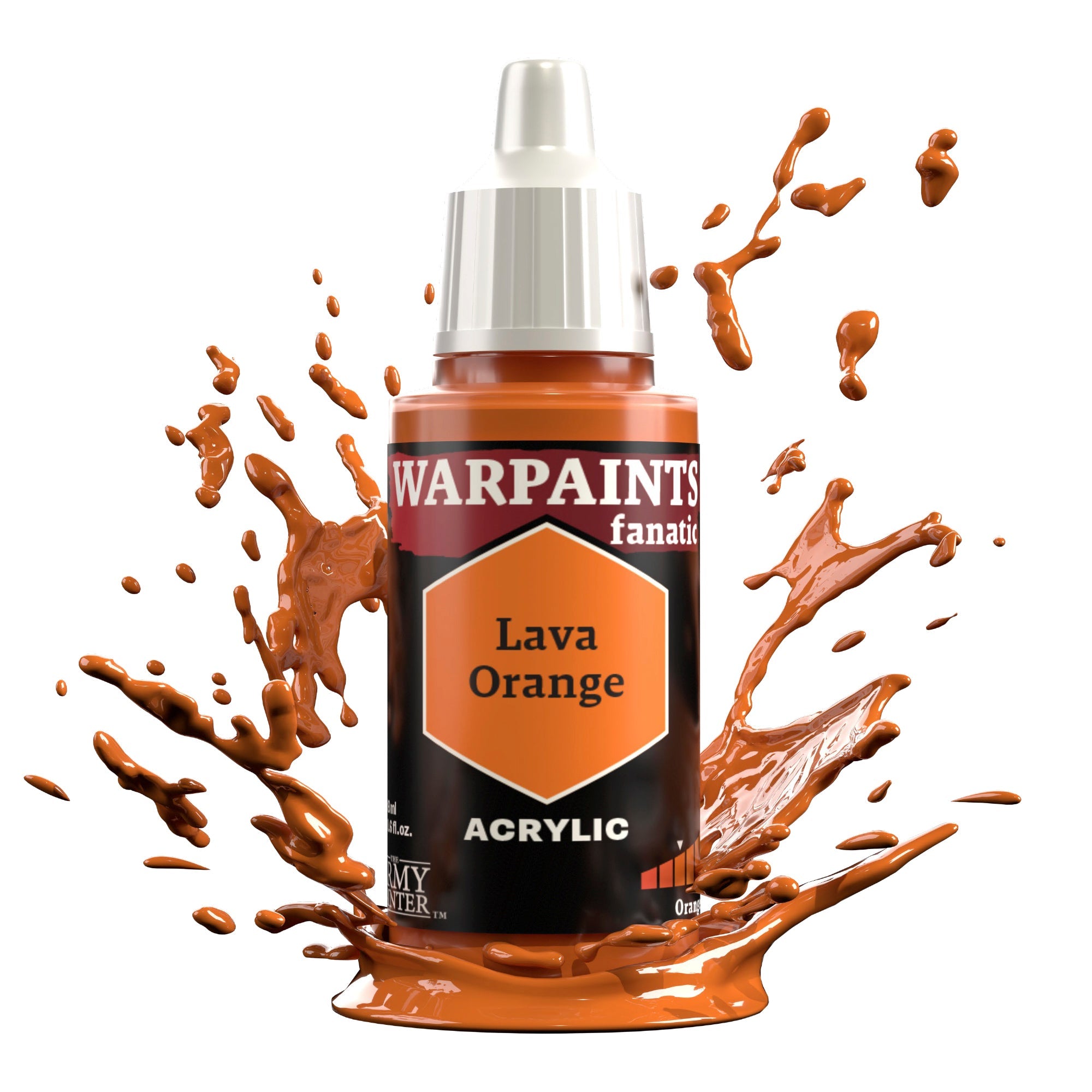 the-army-painter-warpaints-fanatic-lava-orange-peinture-figurine-orange-18ml image 2