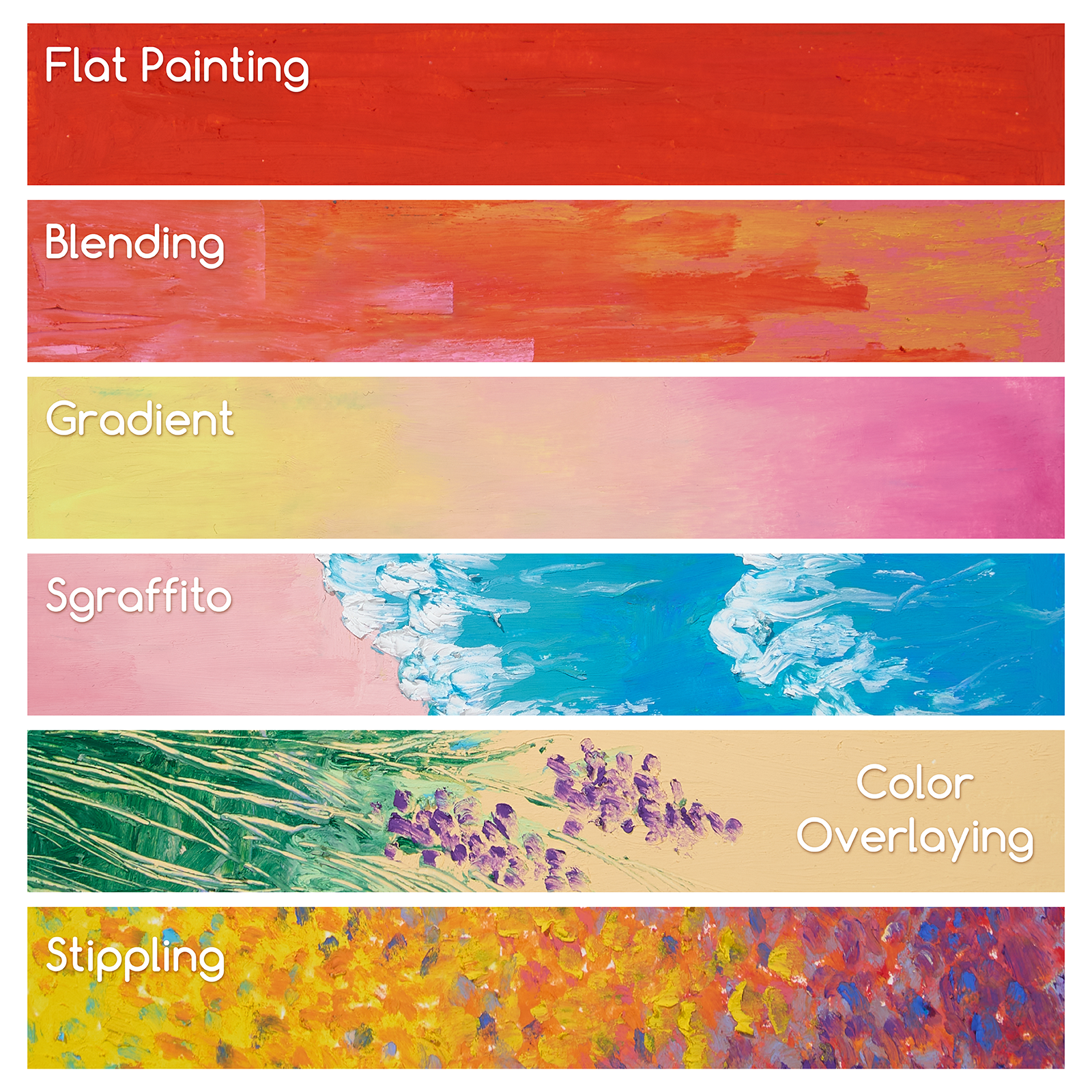 meeden-pastels-48-couleurs-pastel-l-huile-tendre-blanc-noir image 8