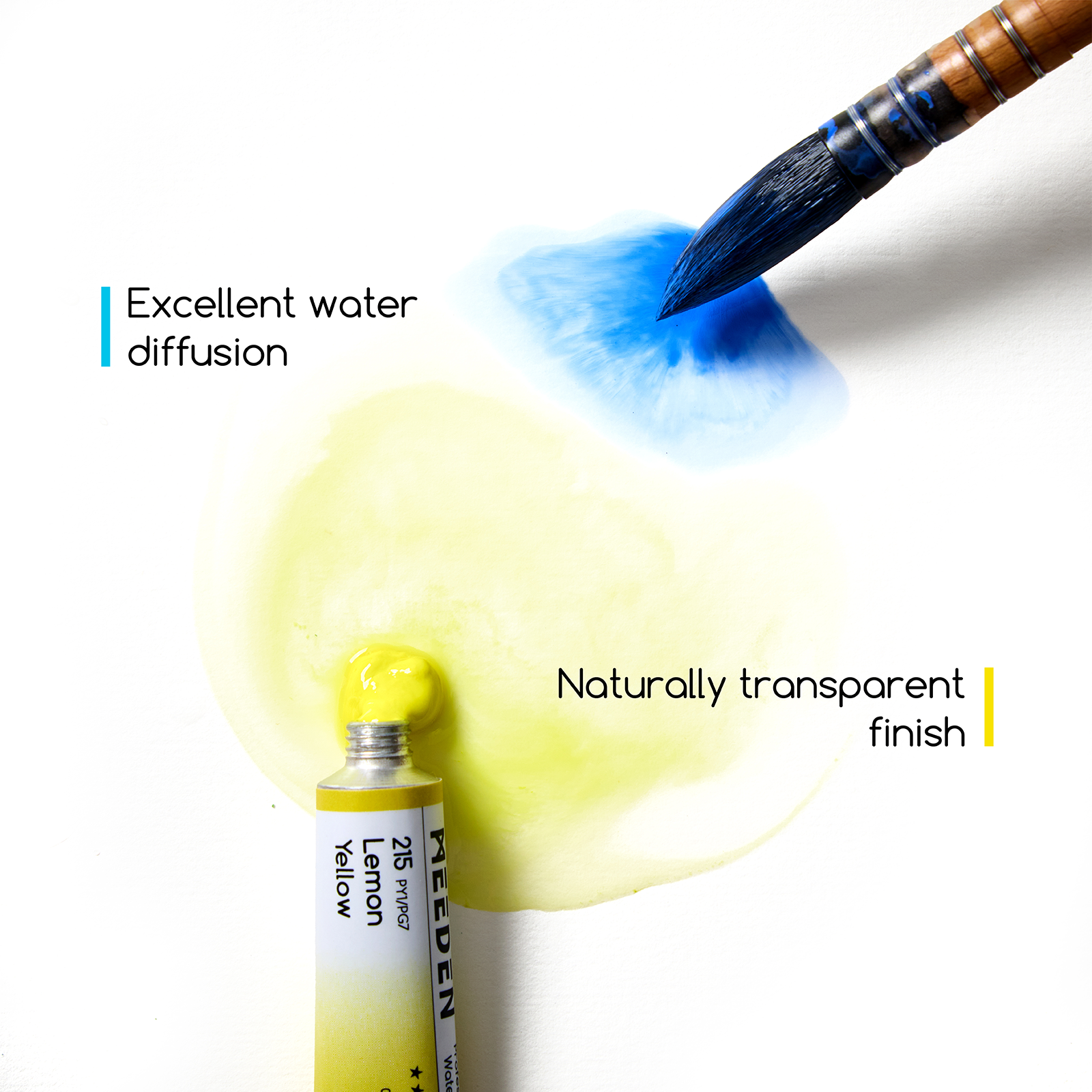 meeden-watercolor-aquarelle-12-tubes-15ml-pro image 2