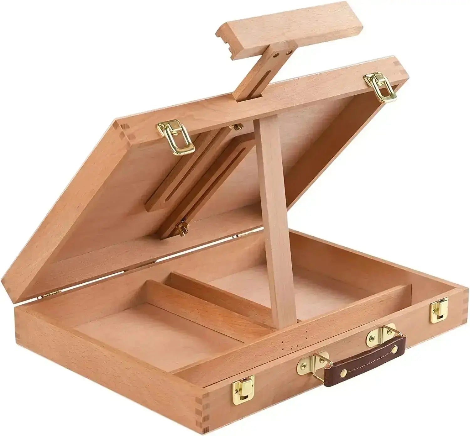 meeden-hbx-6-chevalet-de-table-bois-h-tre-valise image 8