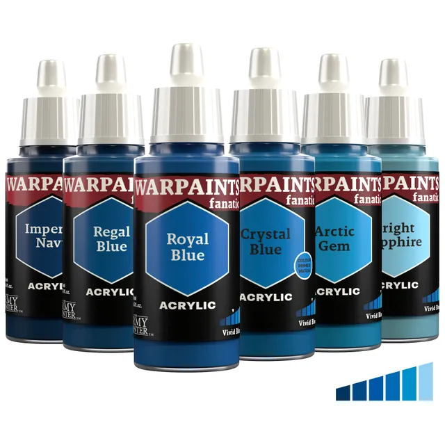 the-army-painter-warpaints-fanatic-vivid-blues-lot-6x18ml-bleu image 1