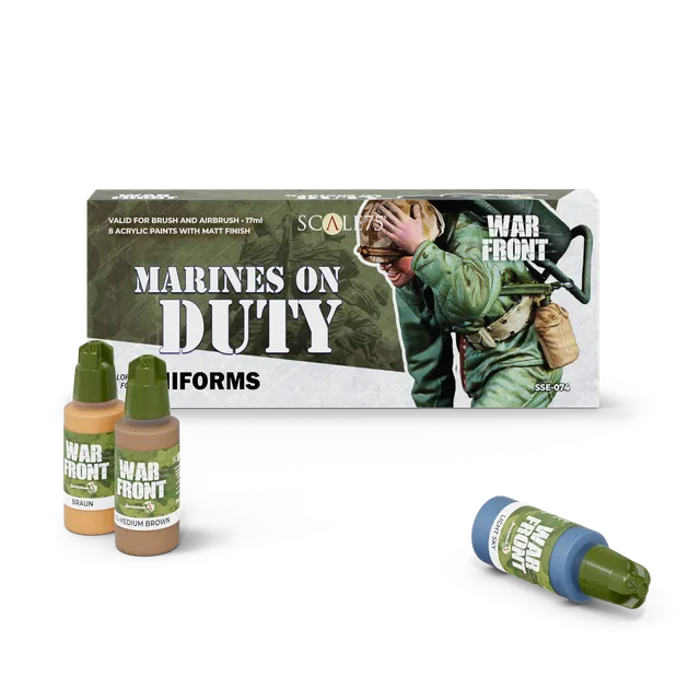 scale75-warfront-marines-on-duty-set-8-peintures-uniformes image 1
