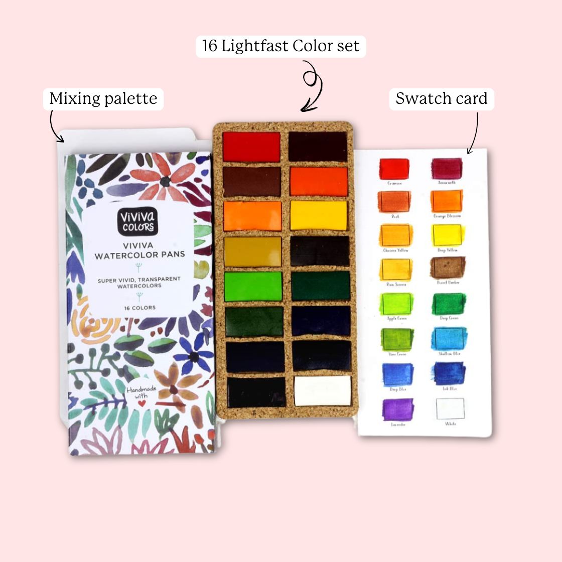 viviva-watercolor-pans-original-godets-aquarelle-16-couleurs-li-ge image 6