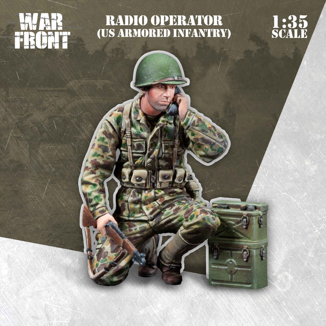 scale75-models-radio-operator-us-armored-figurine-1-35-non-peinte image 1