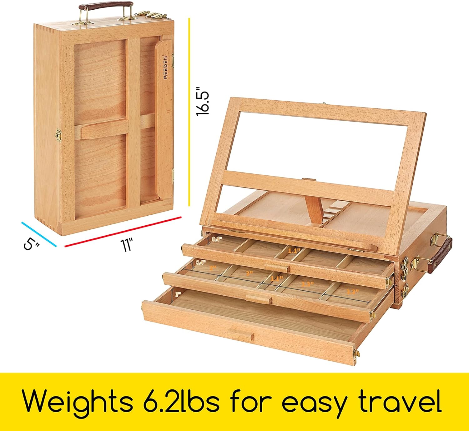 meeden-xhh-03-chevalet-table-bois-h-tre-coffret image 3
