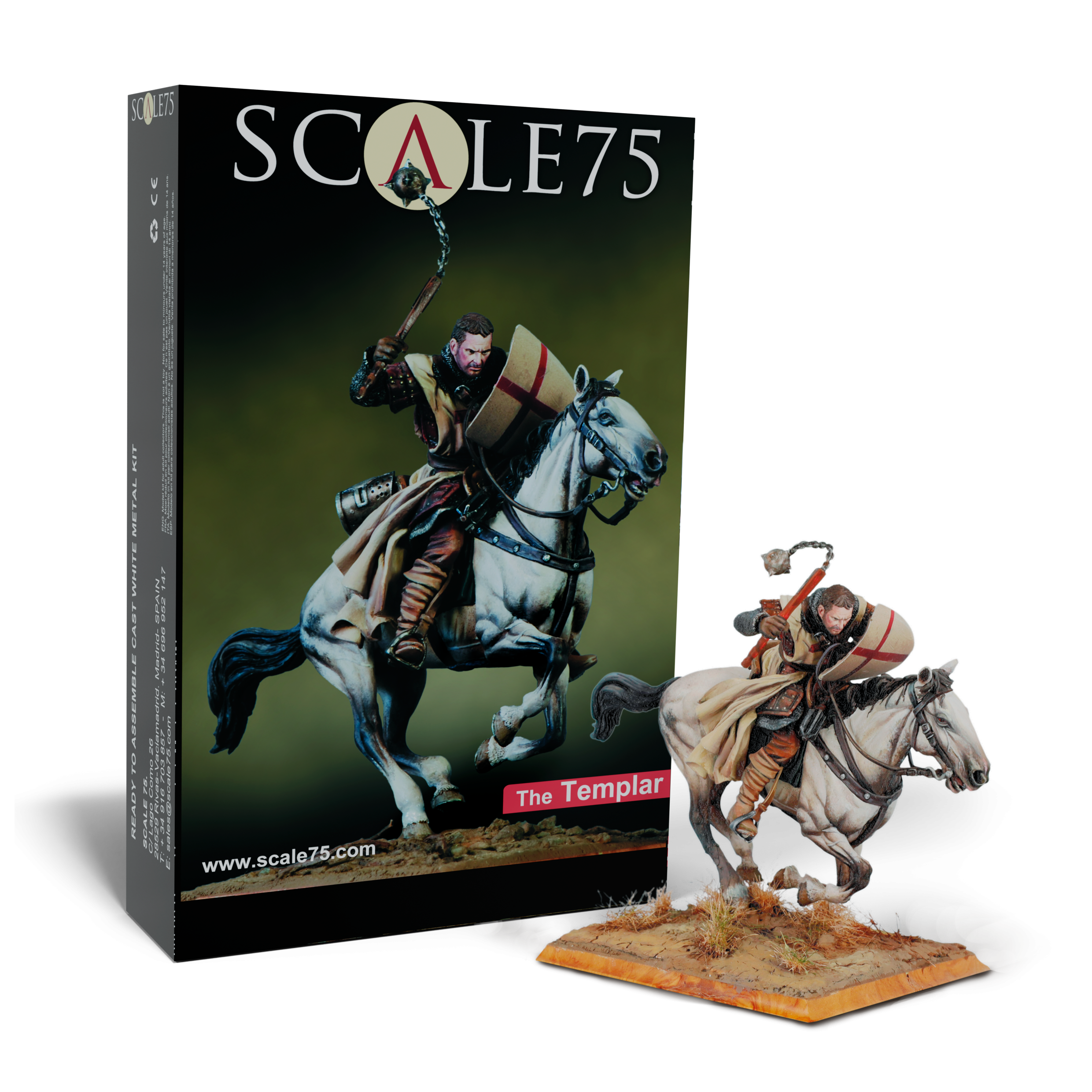 scale75-middle-ages-the-templar-figurine-templier-non-peinte image 1