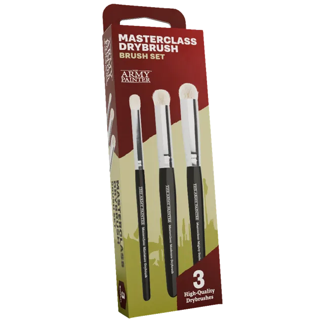 the-army-painter-masterclass-drybrush-set-3-pinceaux-brossage image 1