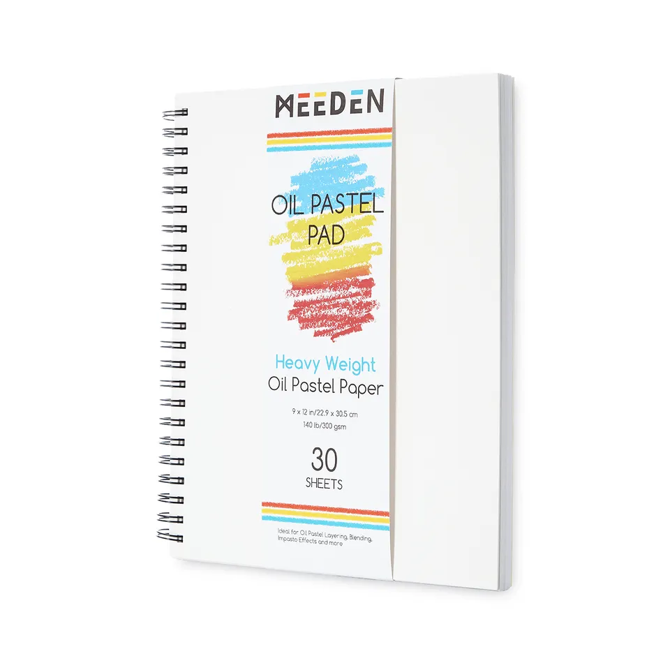 meeden-bloc-papier-pastel-l-huile-23x30-cm-30-feuilles-300g image 1