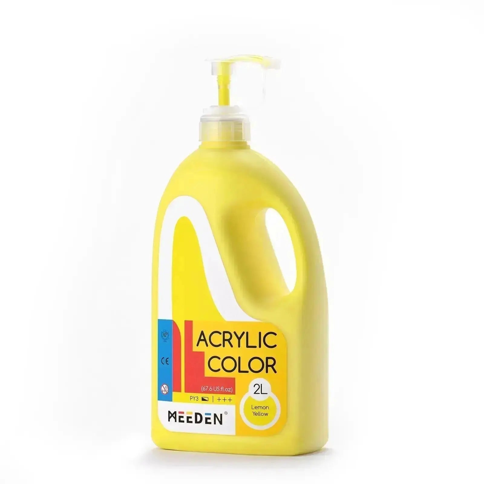 meeden-peinture-acrylique-2l-blanc-titane-pompe image 8