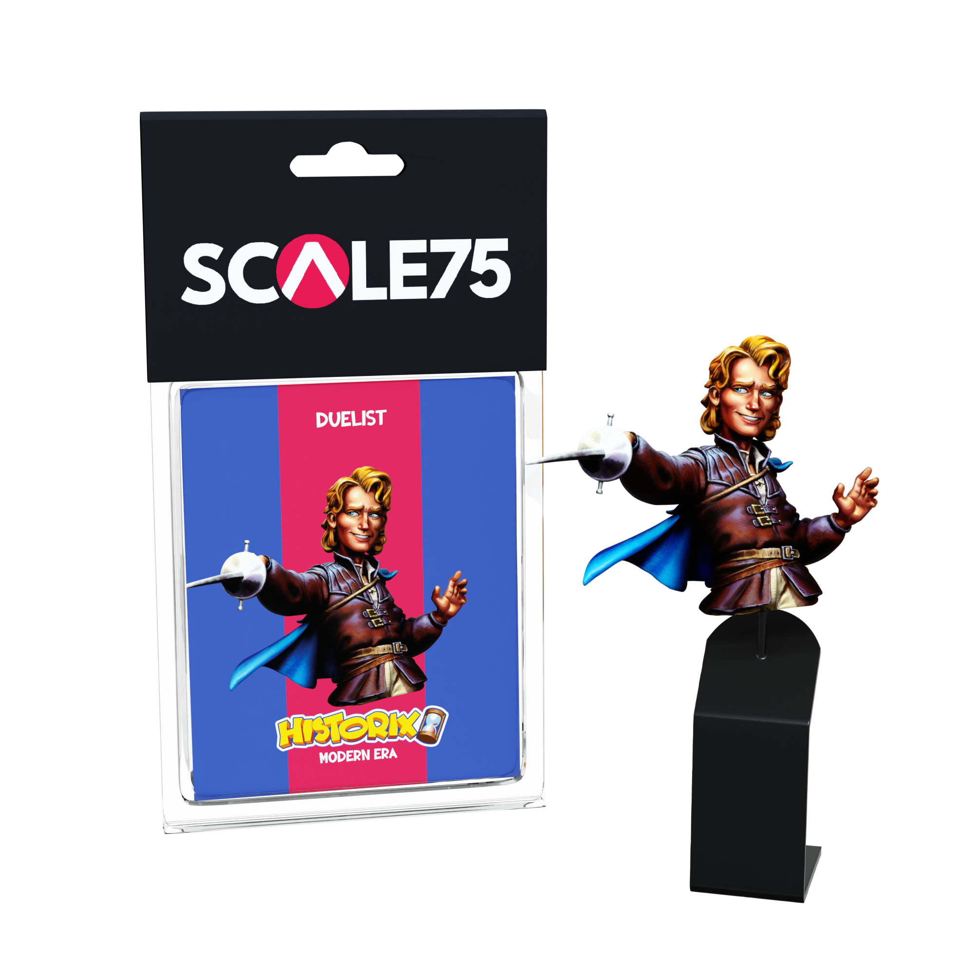scale75-characters-duelist-buste-r-sine-1-12-non-peint image 1