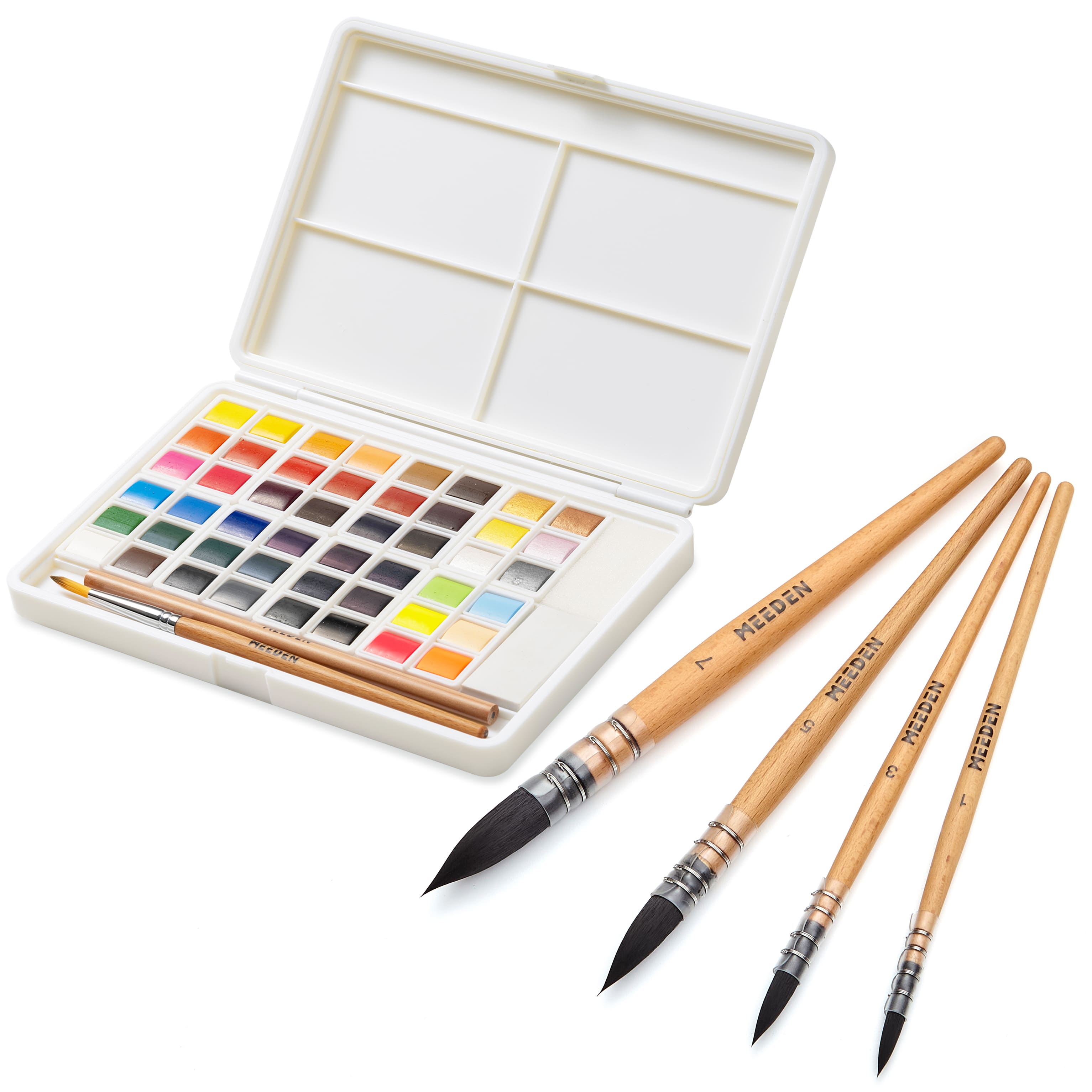 meeden-art-sets-aquarelle-48-couleurs-pinceaux image 4