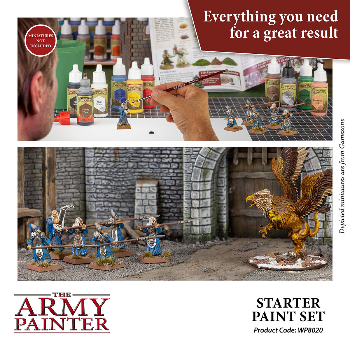 the-army-painter-warpaints-starter-paint-set-peinture-10-couleurs-pinceau image 3