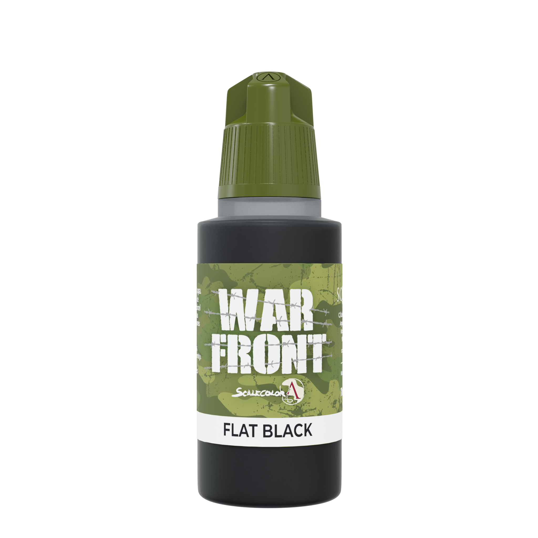 scale75-warfront-flat-black-peinture-acrylique-17-ml-mat-noir image 1
