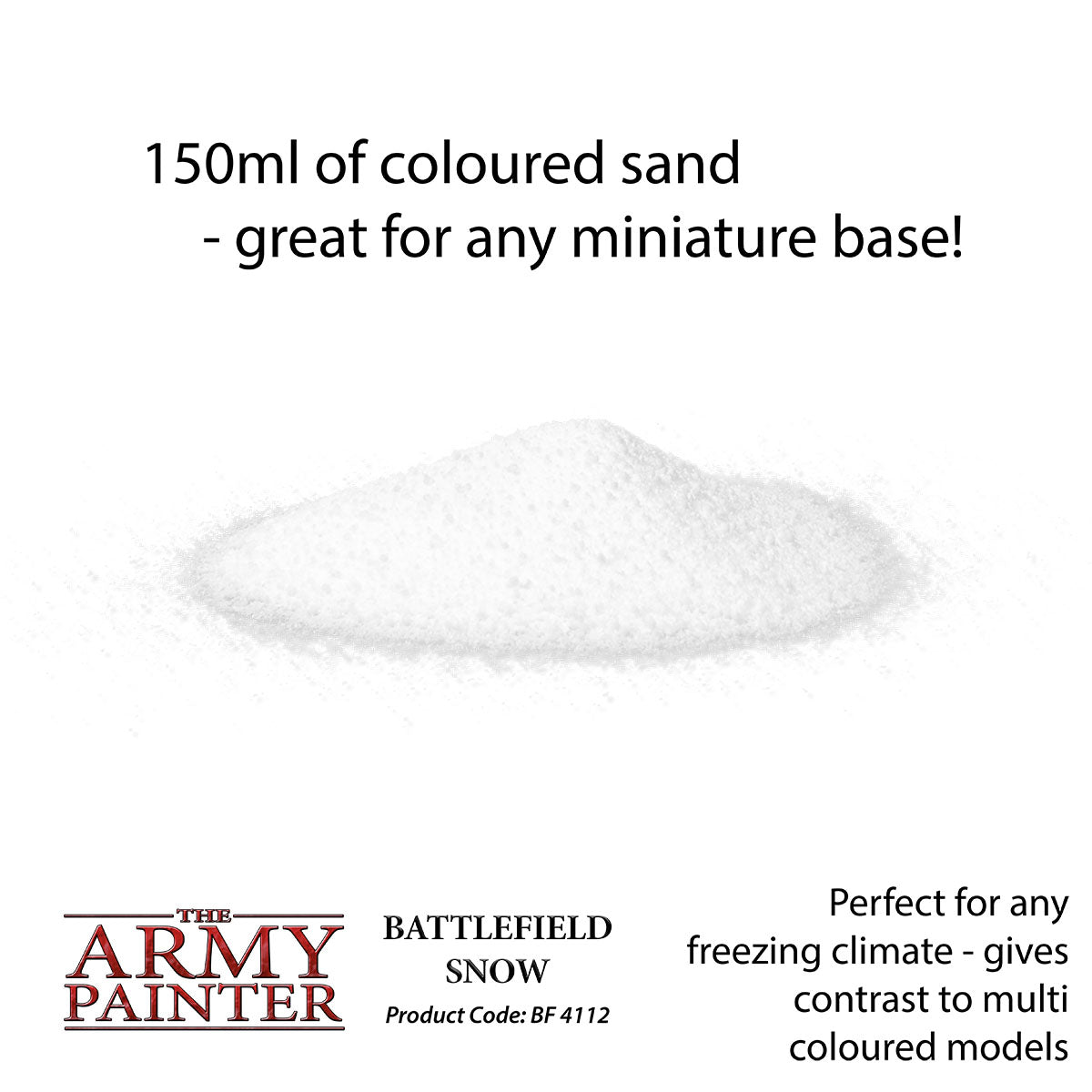 the-army-painter-battlefield-basing-snow-d-cor-socle-150-ml-neige image 2
