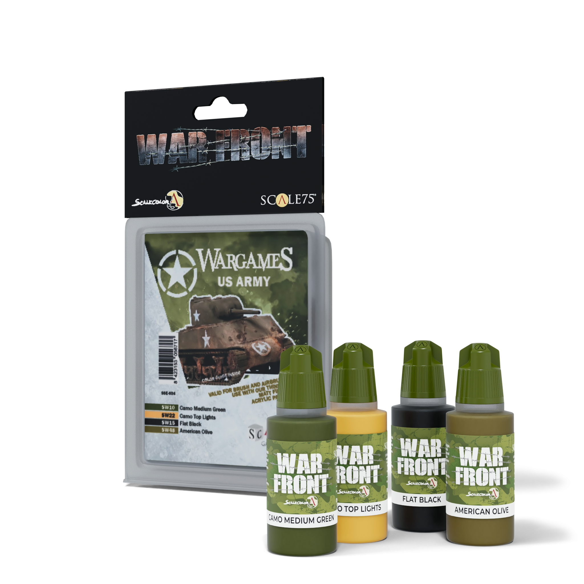 scale75-warfront-wargames-us-army-set-peinture-acrylique-4-pcs image 1