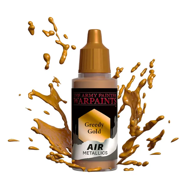 the-army-painter-warpaints-air-greedy-gold-peinture-a-rographe-or-18-ml image 1