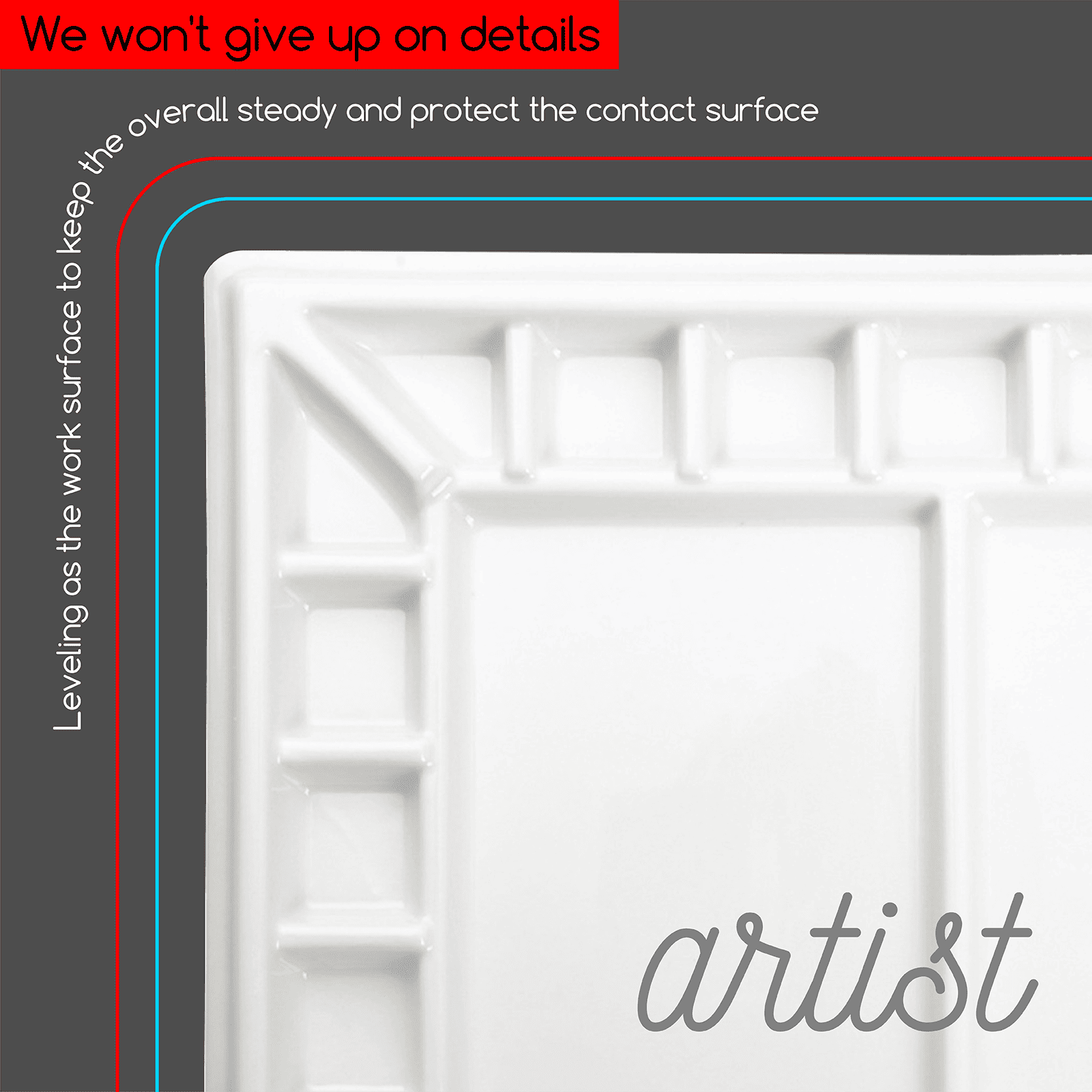 meeden-palette-porcelaine-blanche-17-godets-studio image 6