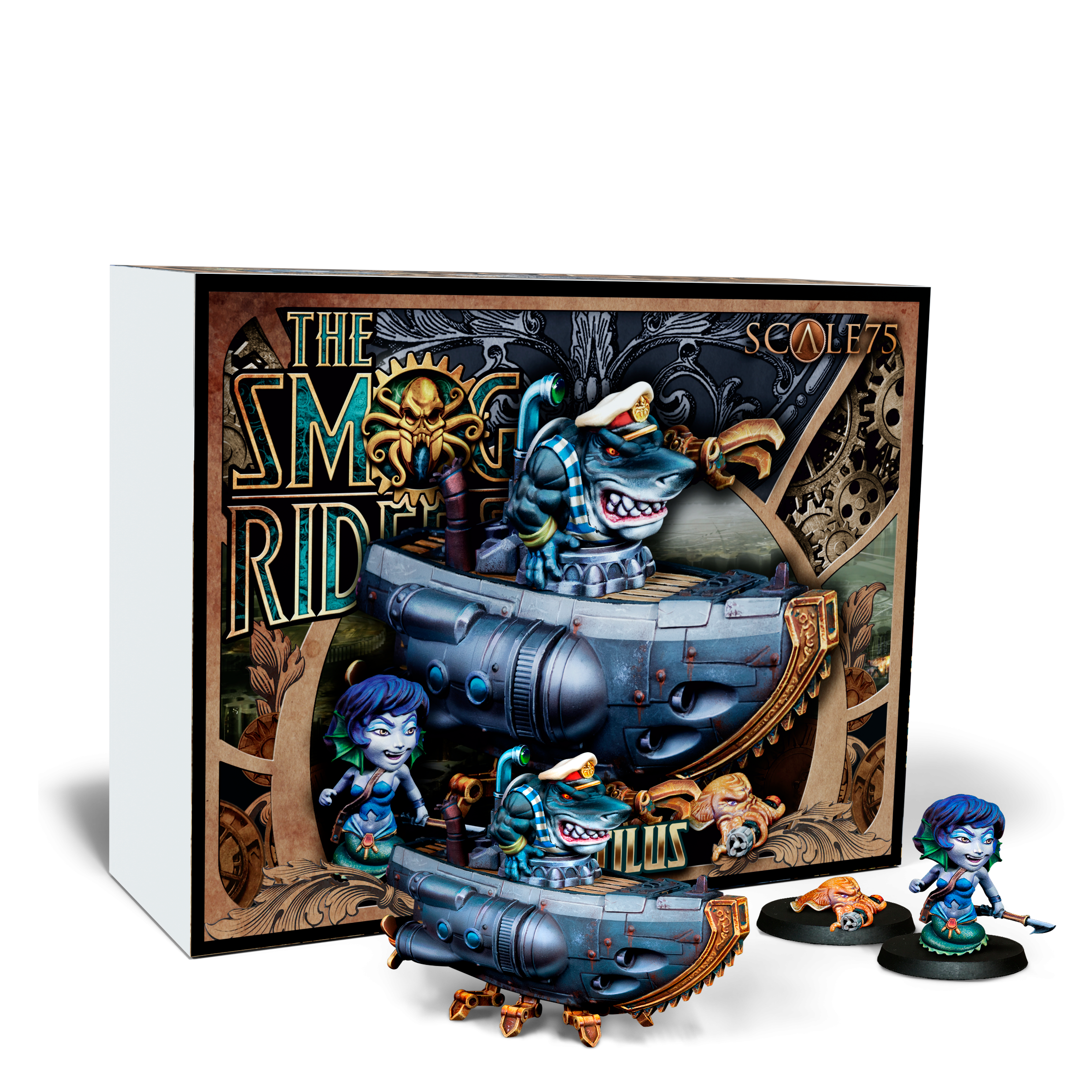scale75-the-smog-riders-sharktilus-figurine-35mm-non-peinte-r-sine image 1