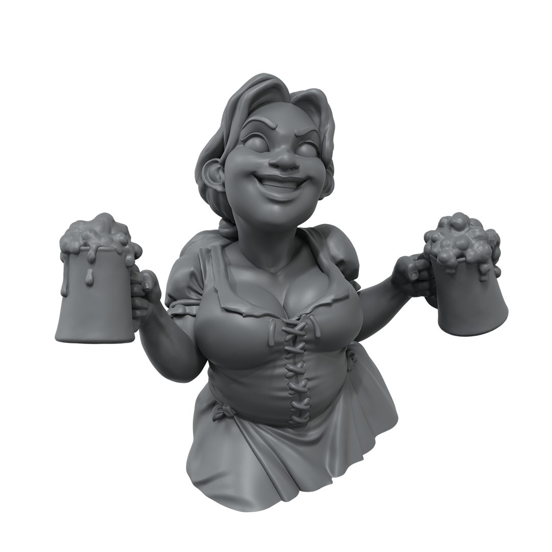 scale75-characters-tavern-maid-buste-r-sine-1-12-non-peint image 2