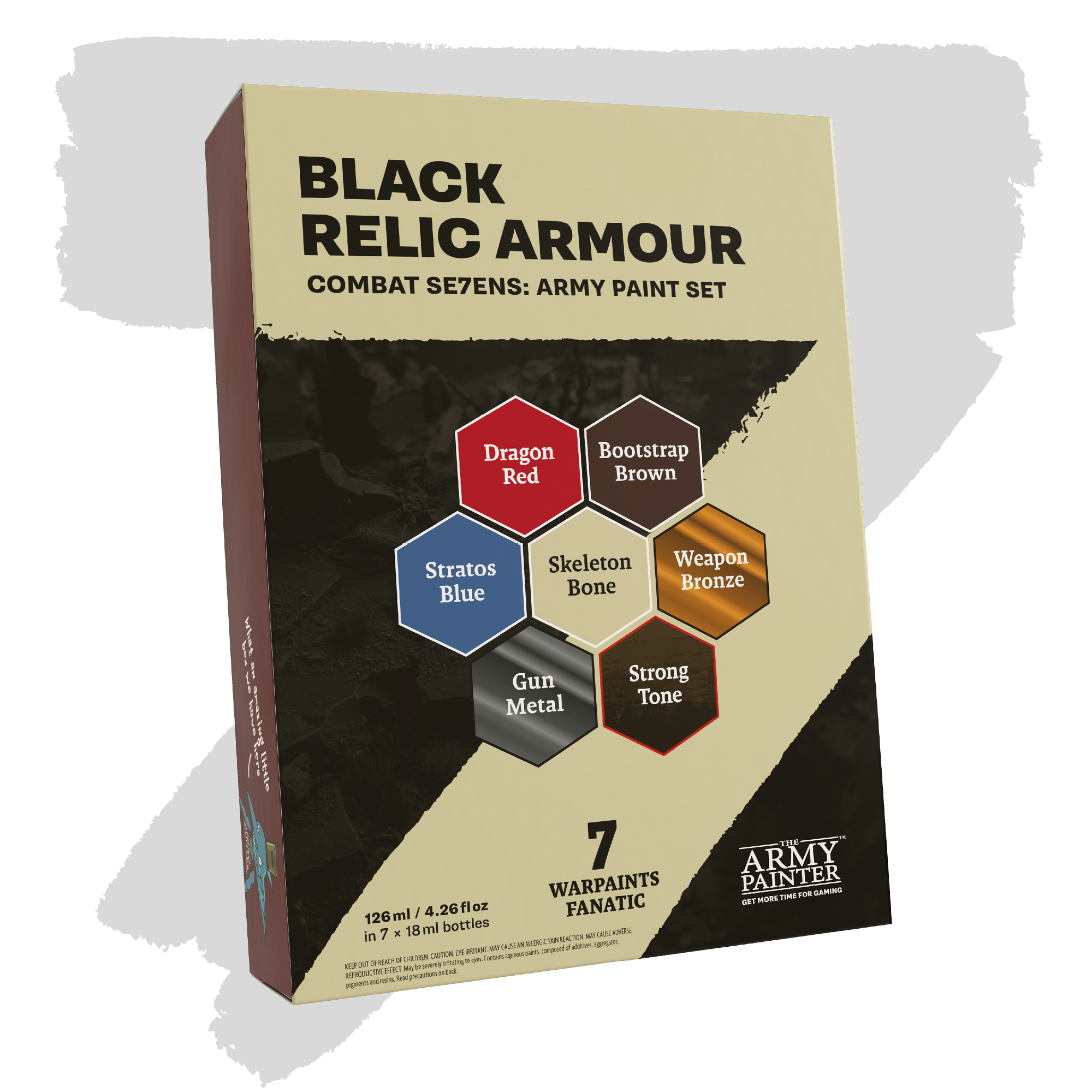 the-army-painter-combat-se7ens-black-relic-armour-set-7-peintures-noir image 2