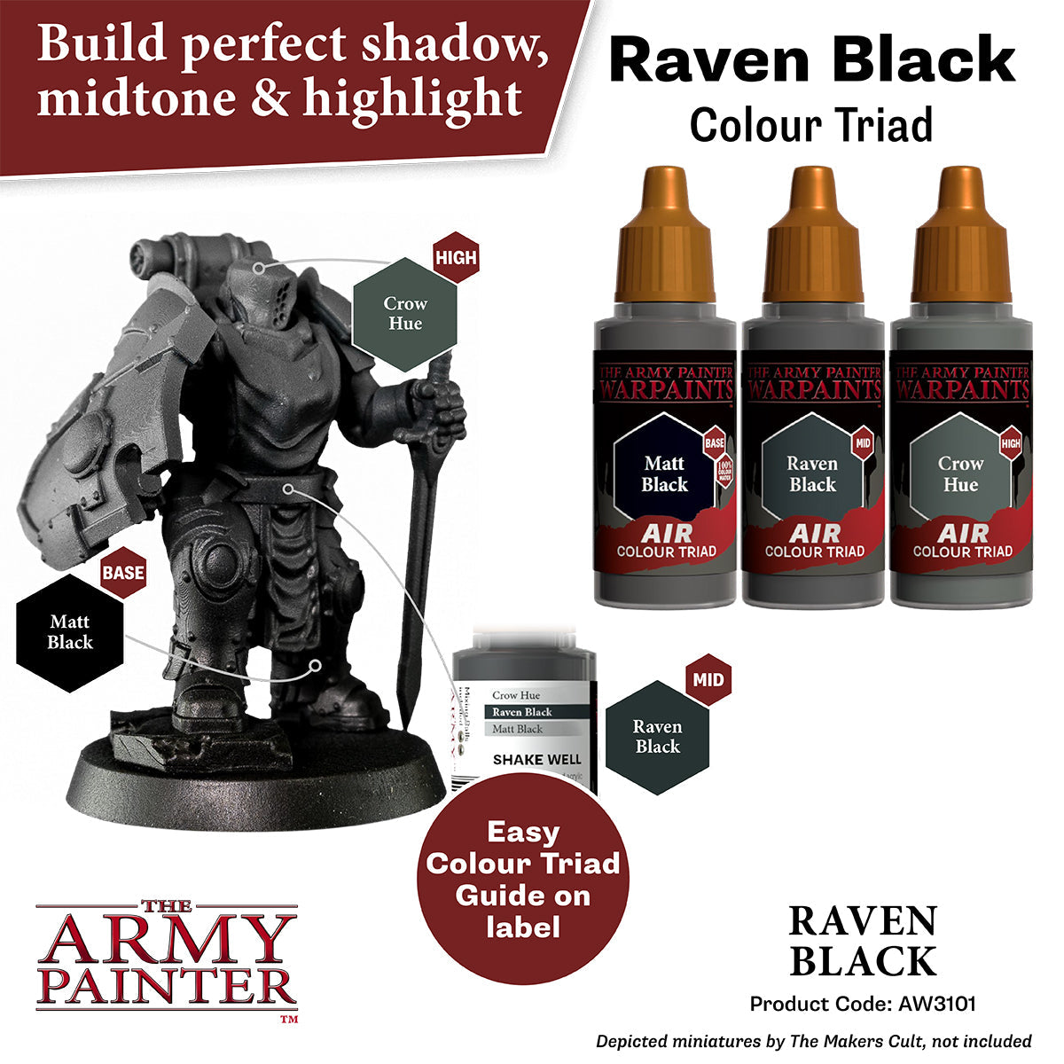 the-army-painter-warpaints-air-raven-black-peinture-a-rographe-noir image 3