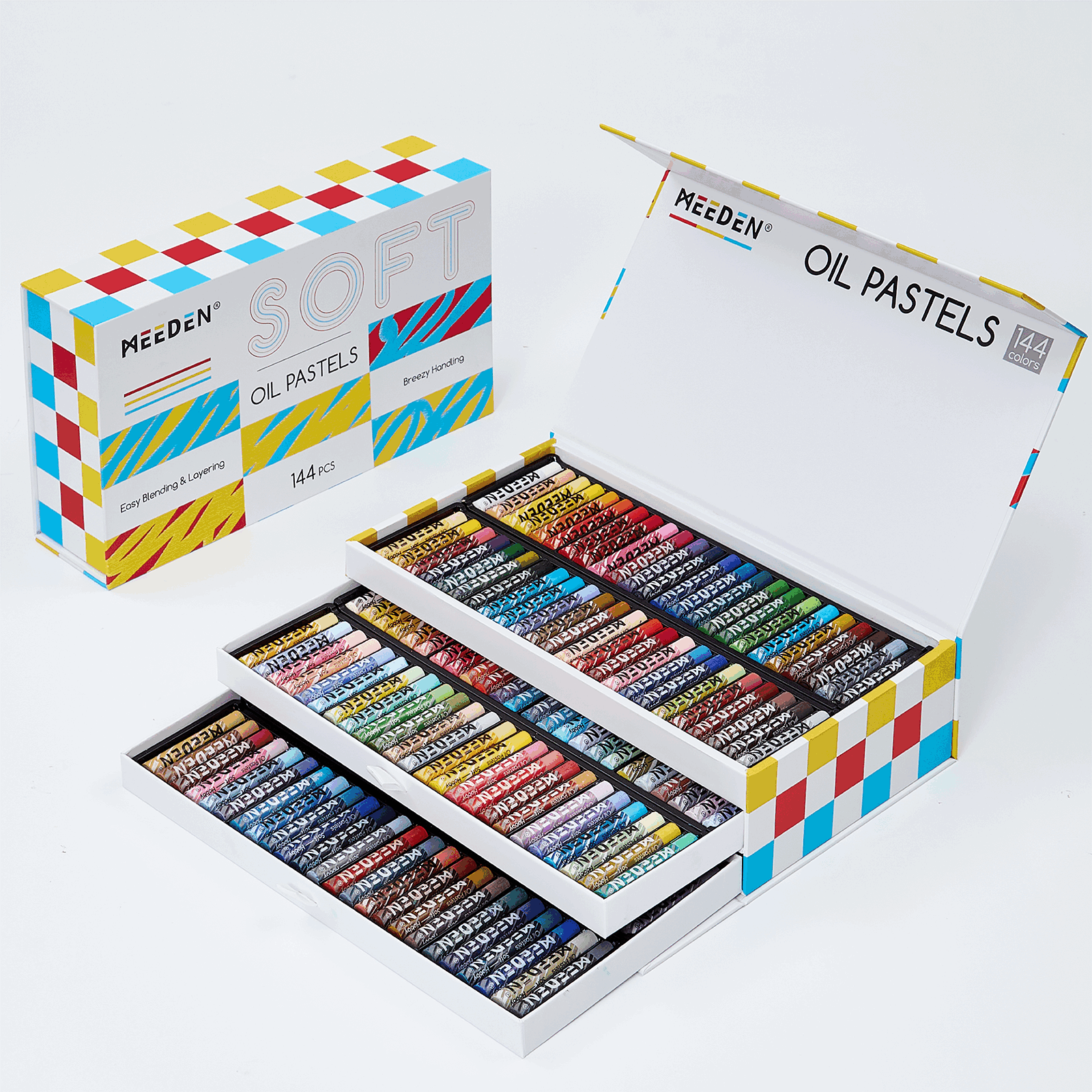 meeden-pastels-l-huile-144-couleurs-coffret-vibrant image 1