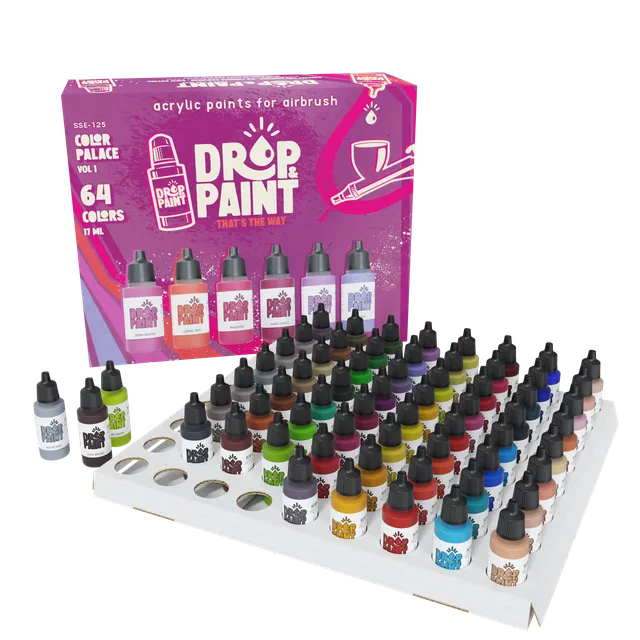 scale75-drop-paint-color-palace-vol-1-coffret-peinture-a-rographe image 1