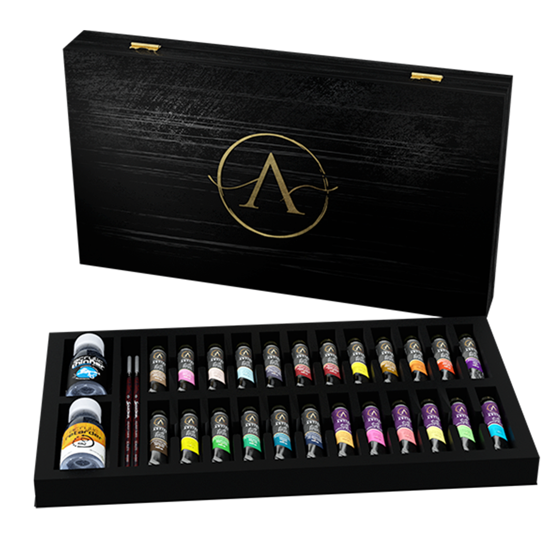 scale75-artist-small-luxury-coffret-bois-peinture-acrylique image 1