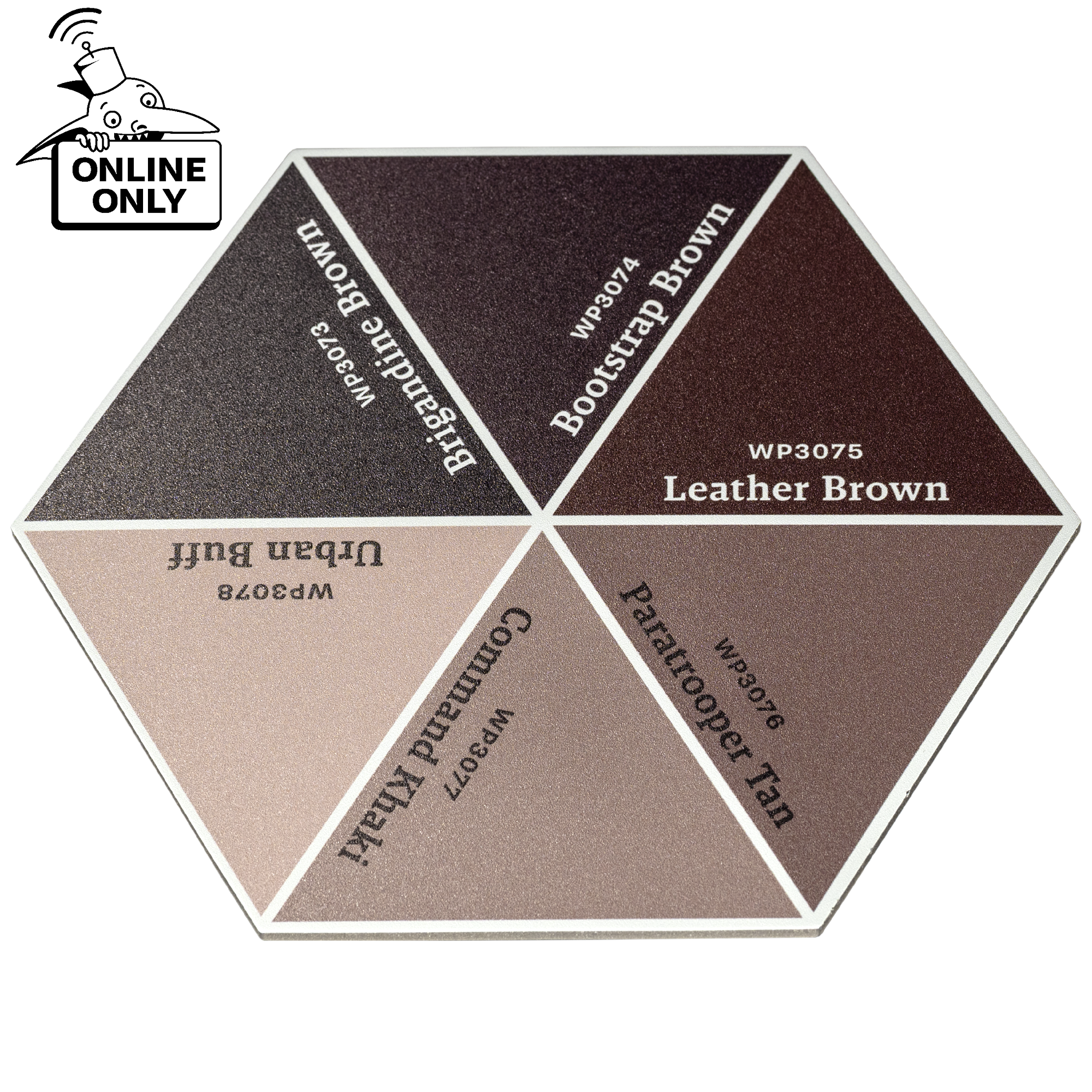 the-army-painter-hex-cutting-mat-browns-tapis-de-d-coupe-marron image 1