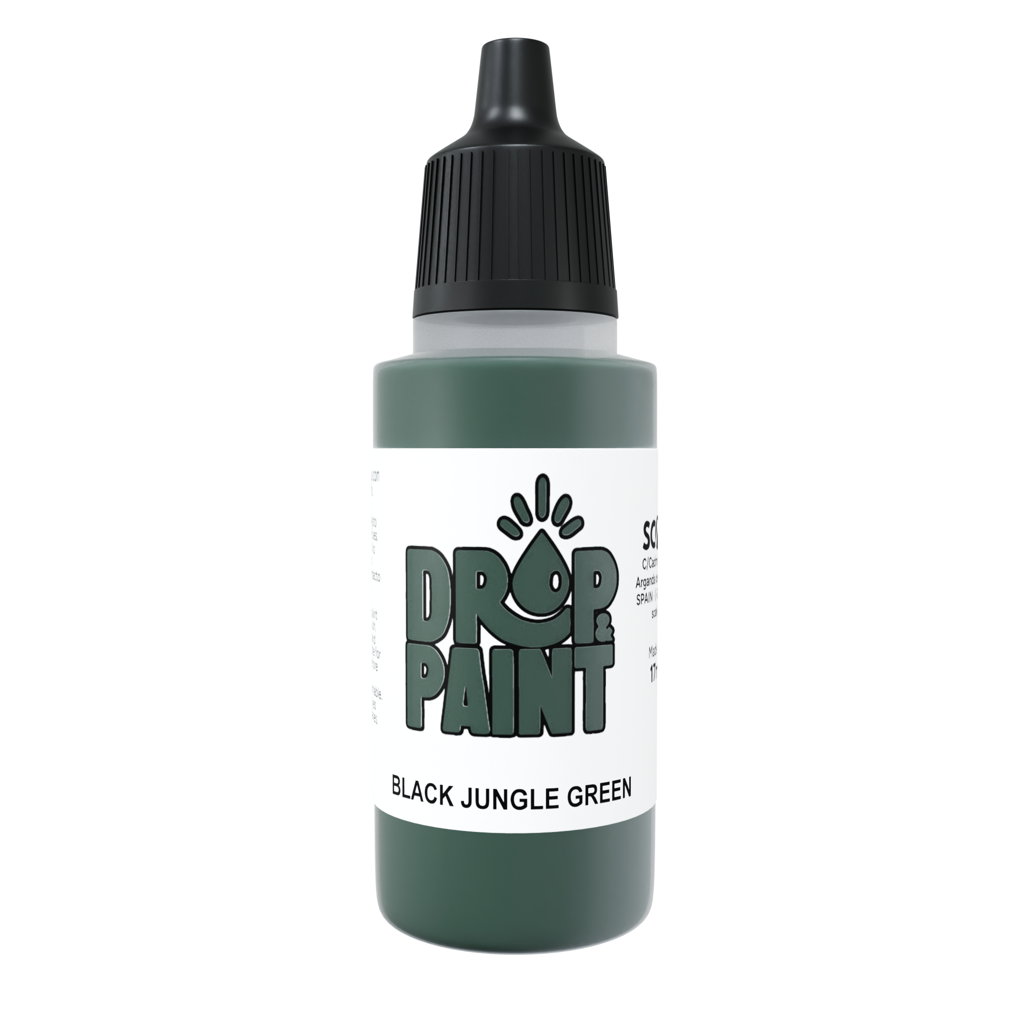 scale75-scalecolor-black-jungle-green-peinture-vert-jungle-mat-17ml image 1