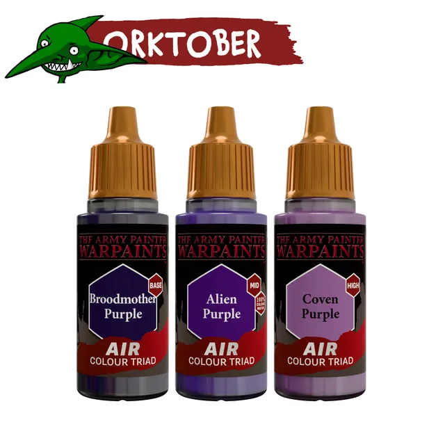 the-army-painter-warpaints-air-lot-purple-ork-skin-3-pots image 1