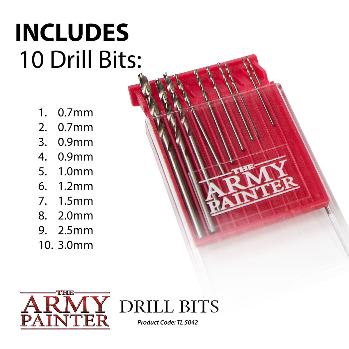 army-painter-tools-drill-bits-lot-10-forets-miniature image 3