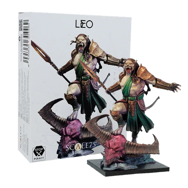 scale75-zodiac-mystic-signs-leo-figurine-lion-non-peinte image 1