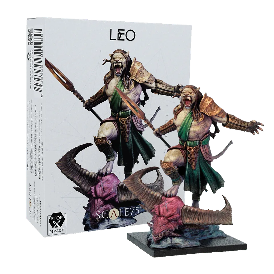 scale75-zodiac-mystic-signs-leo-figurine-lion-non-peinte image 1