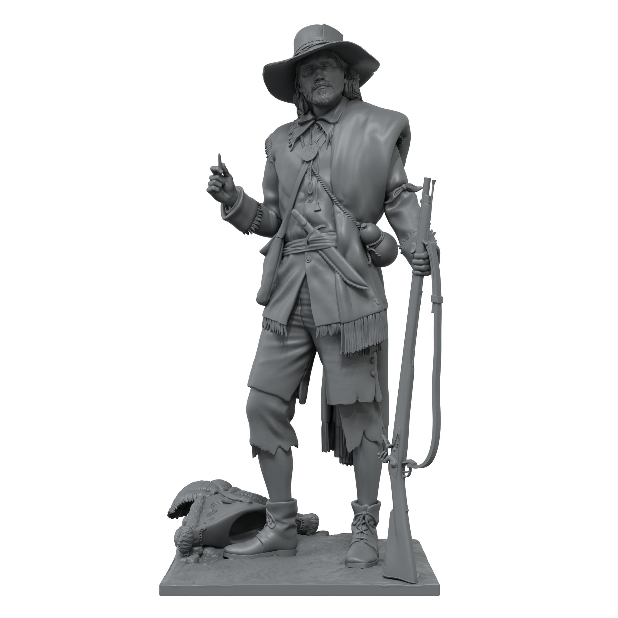 scale75-ferrer-dalmau-tejano-volunteer-figurine-75mm image 3