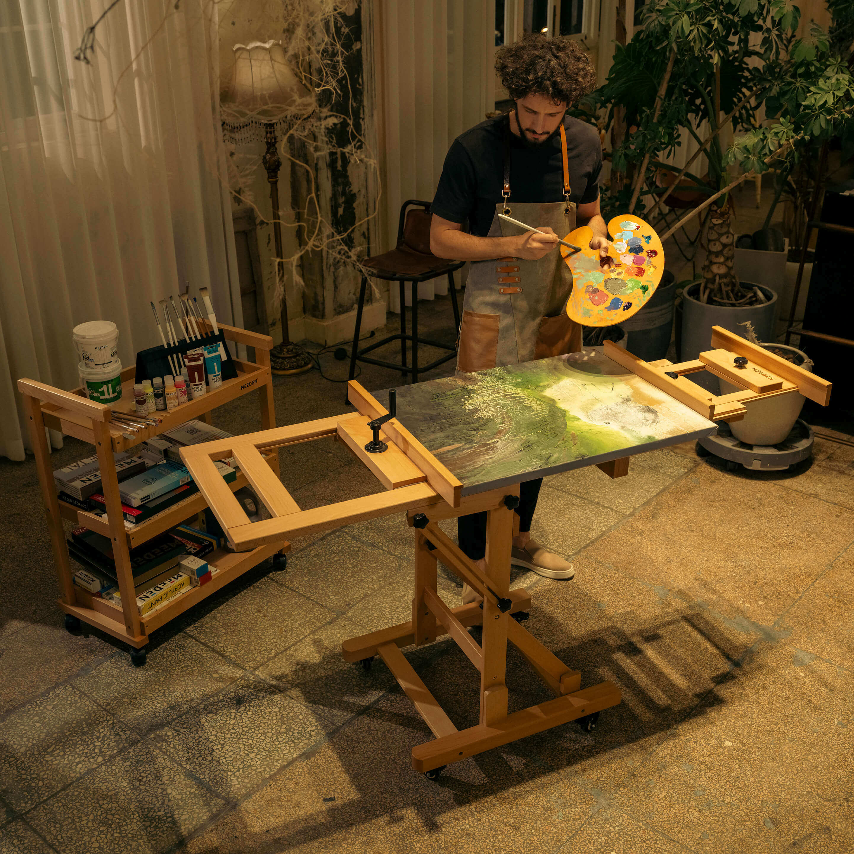 meeden-floor-easels-chevalet-manivelle-dhj-12-h-tre image 8