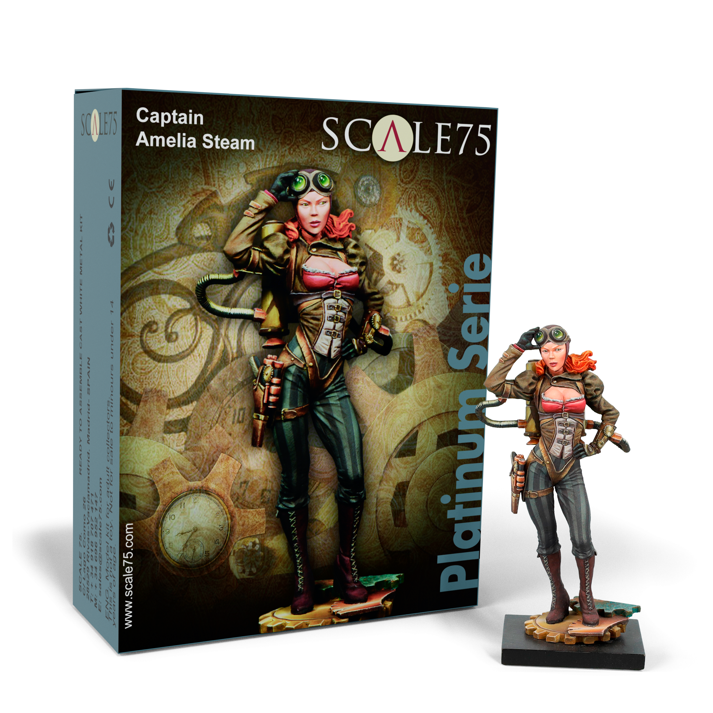 scale75-captain-amelia-steam-figurine-75-mm-m-tal image 1